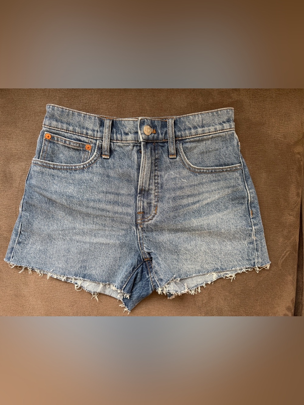 Madewell The Perfect Jean Short Size 26 High Rise Denim Cutoff Shorts